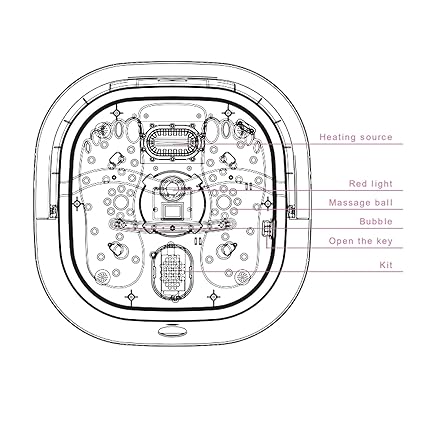 Electronic Foldable Pedicure Tub